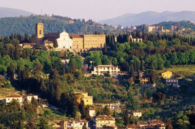 Pioggia a San Miniato al Monte