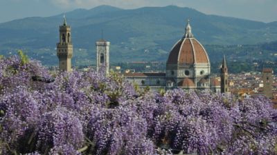 Firenze nella pioggia di primavera