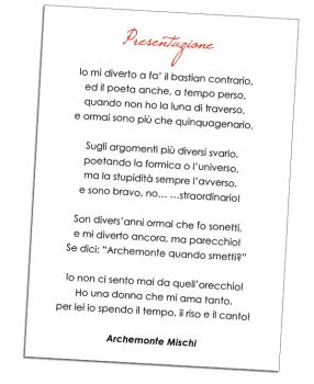 Per un pugno di... Sonetti