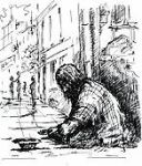 Il mendicante scalzo