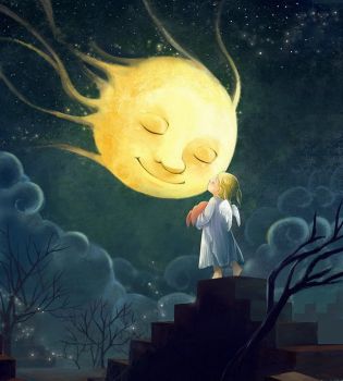 Luna, stasera
