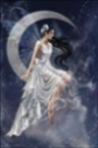 Seduta sulla luna