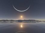 Un'alba al tramonto