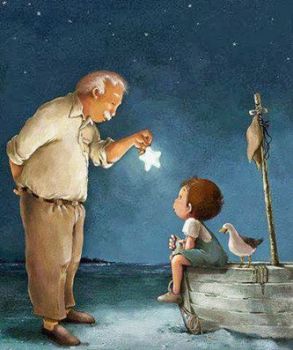 Il nonno e il nipotino