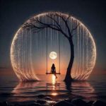 Sottobraccio con la luna
