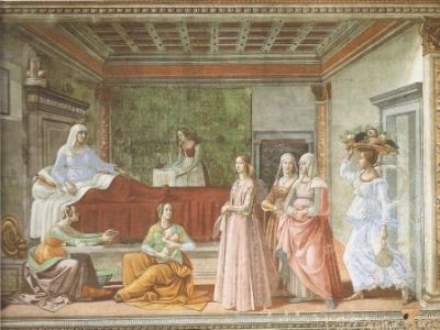 Come un’ancella ritratta dal Ghirlandaio